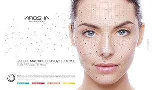 AROSHA Face Bodensteller aus Karton - Face Program 40 x 70 cm