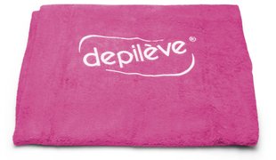 DEPILÈVE Serviette de bain en éponge rose