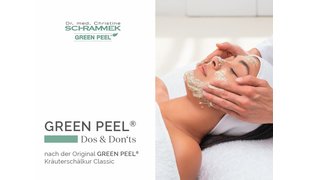 DR. SCHRAMMEK Green Peel® Do's and Dont's, brochure pour consommateur final