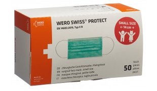 WERO SWISS® PROTECT SMALL SIZE Masque de protection, Typ II R, pa. de 50 pièces