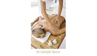 KELLER Terminkarten Massage